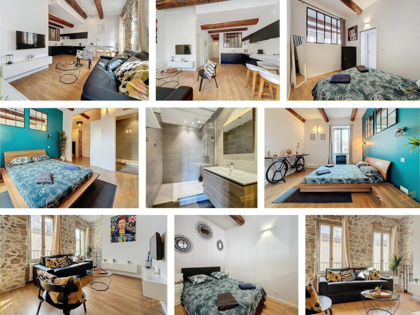 Charmant Appartement Au Vieux-Port - Climatisation - Les Freres De La Loc' Marseille Exteriör bild