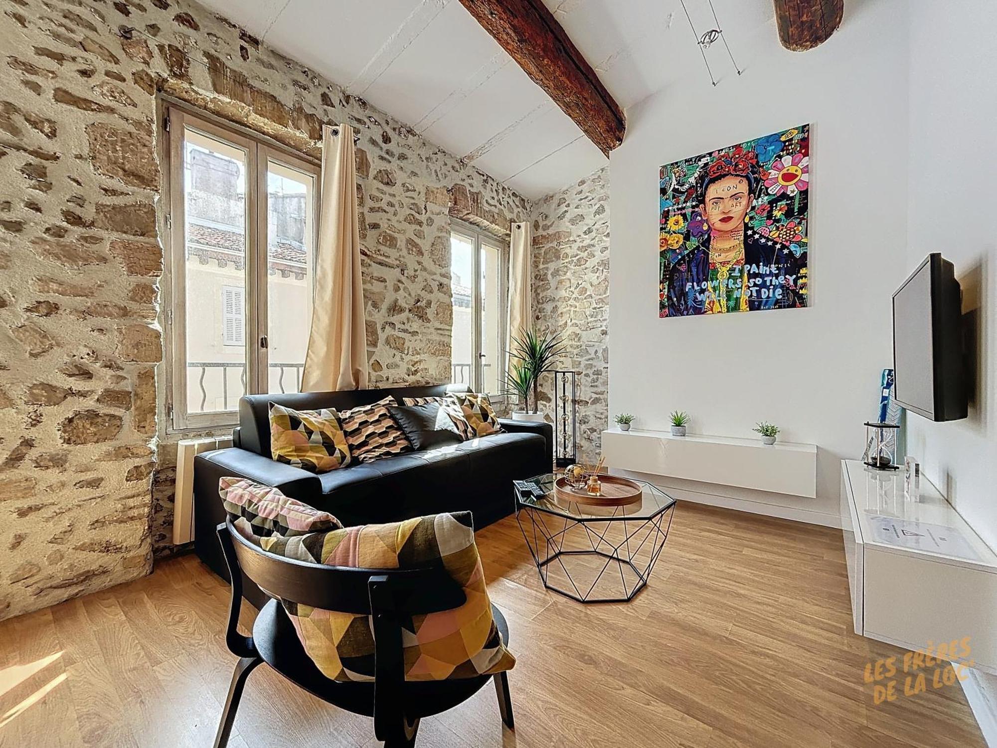 Charmant Appartement Au Vieux-Port - Climatisation - Les Freres De La Loc' Marseille Exteriör bild